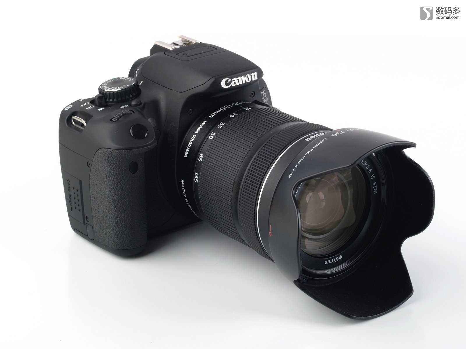 标题佳能 canon eos 650d 数位单眼相机-安装了ef-s 18-135mm f3.5-5.