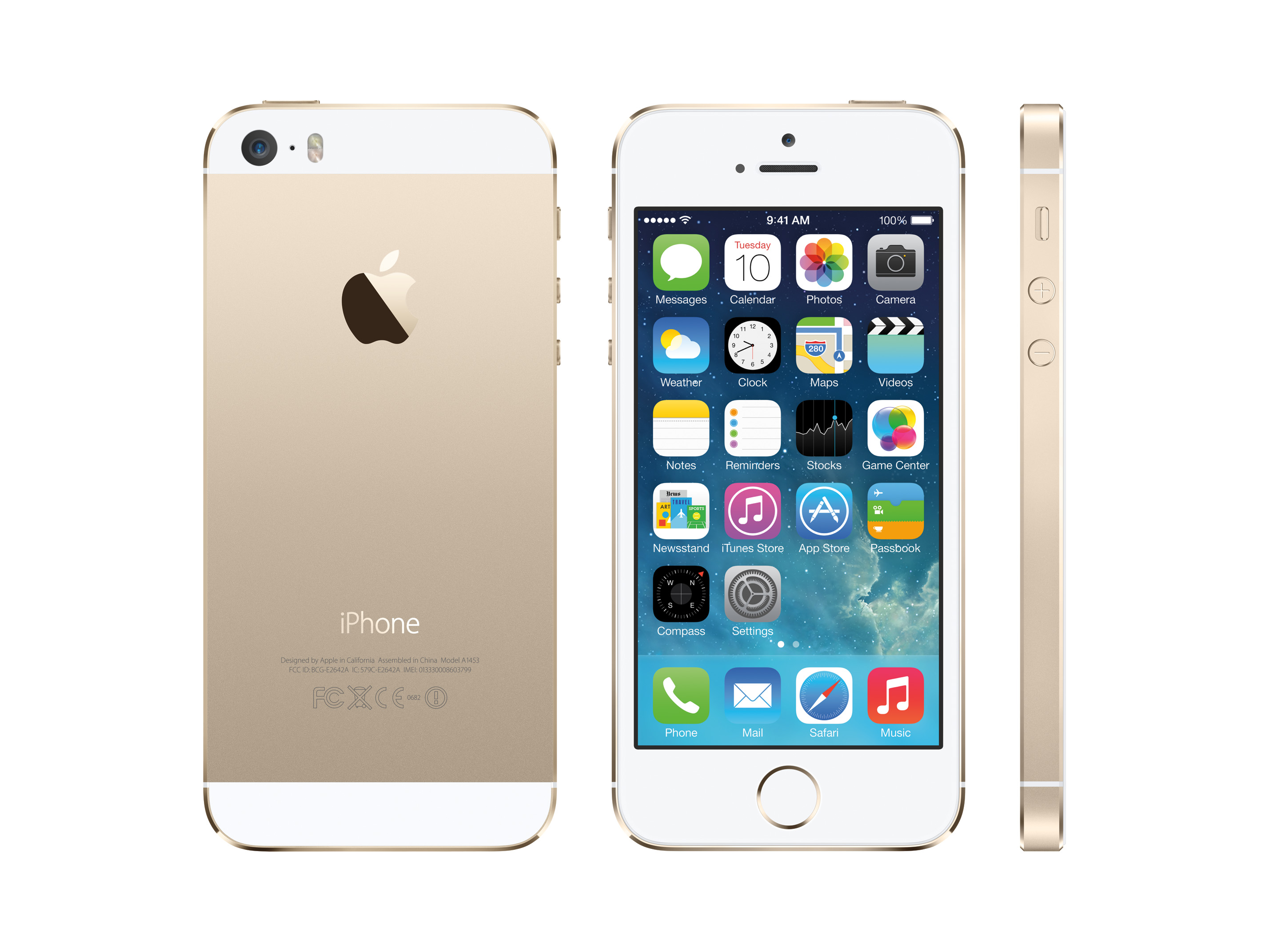 标题apple 苹果 iphone 5s-香槟金色版本 图片说明