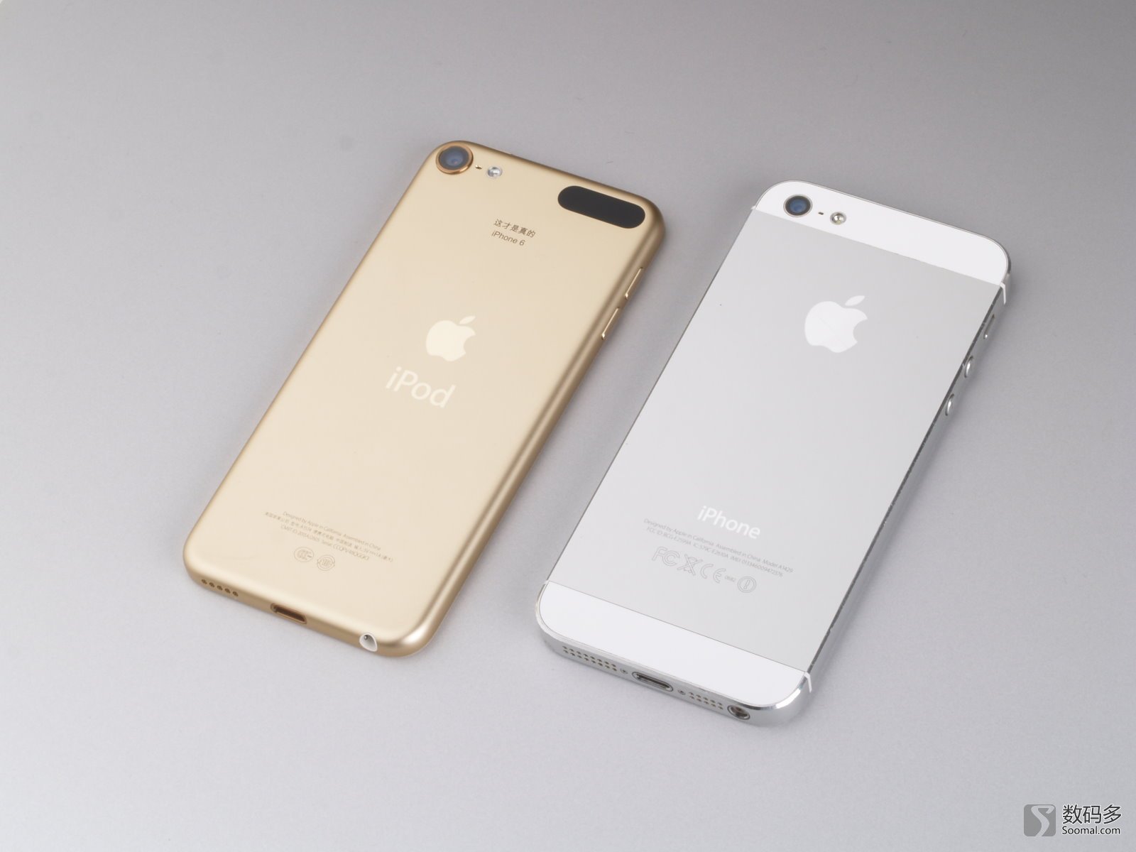 标题 apple 苹果 ipod touch [6]-与iphone 5对比-背面